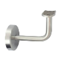 stainless steel curved saddle wall bracket
