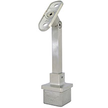 stainless steel square adjustable stand up bracket with curved saddle