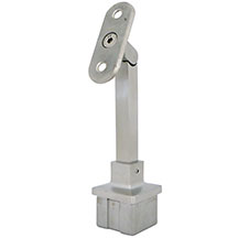 stainless steel square adjustable stand up bracket with flat saddle