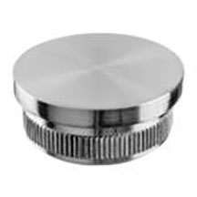 stainless steel round end cap flat