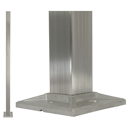 stainless steel square tube with welding base