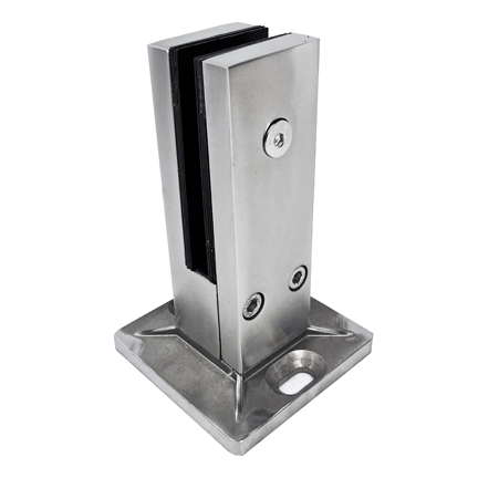 stainless steel glass stanchion